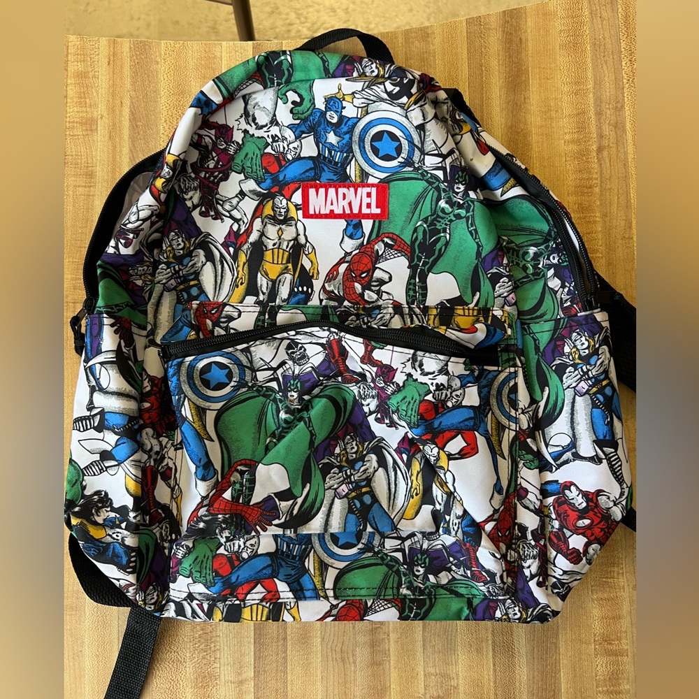 Brand new marvel backpack.  Smaller than a normal size.  Great for a little one.